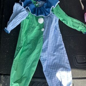 TBBC Green and Blue Clown Costume